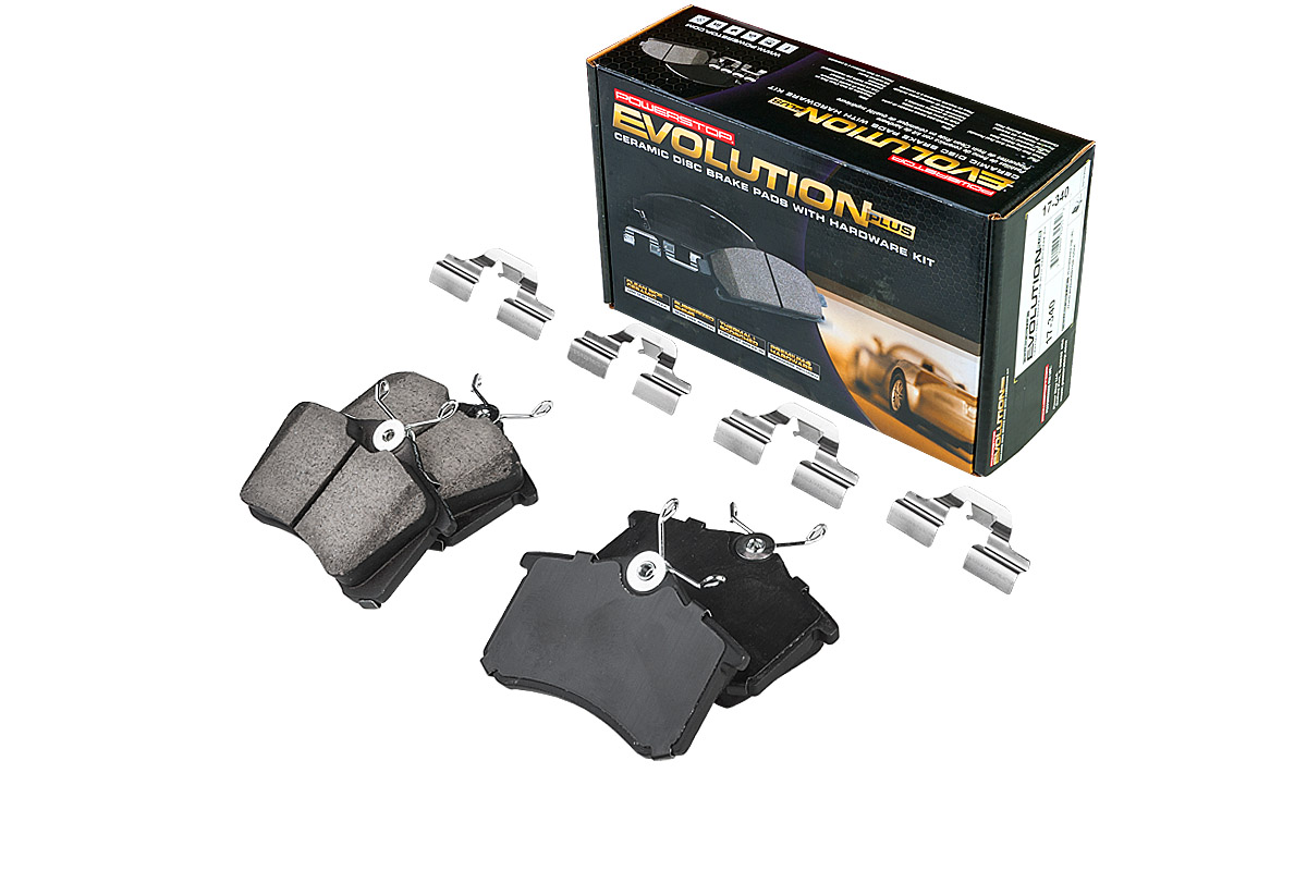 Задние керамические колодки Evolution PLUS Z17 для Audi A4 (B6), Ford Galaxy, Nissan Note, Opel Crossland X, SEAT Leon, Skoda Roomster, Superb, Volkswagen Golf
