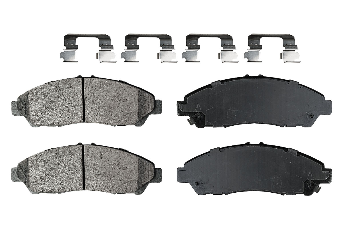 Передние керамические колодки Evolution PLUS Z17 для Acura MDX, RLX, ZDX, Cadillac XT5, XT6, Chevrolet Blazer, Traverse, Honda Legend, Pilot