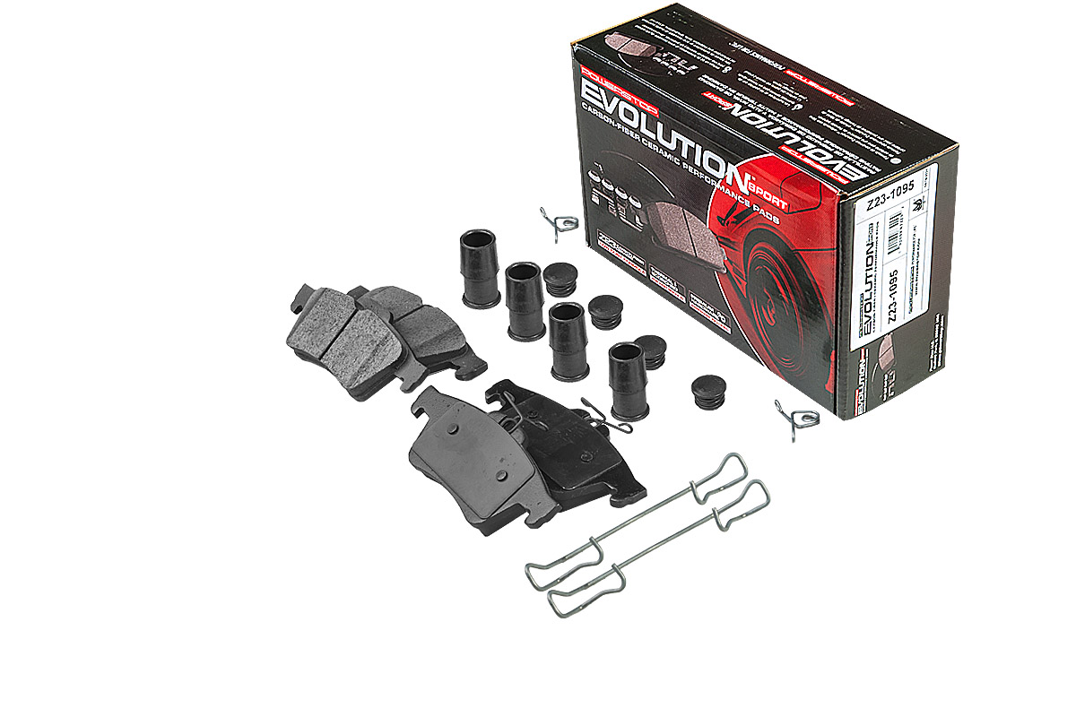 Задние керамические колодки Evolution Sport Z23 для Citroen C5, Ford C-MAX, Focus, Jaguar XF, XJ, XK, Mazda 3, Mercedes-Benz G, Volvo S40, V40