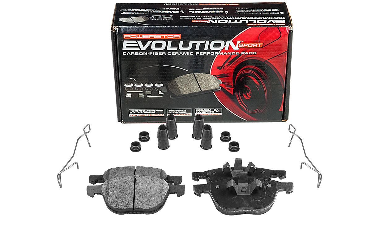 Передние керамические колодки Evolution Sport Z23 для Ford C-MAX, Focus, Kuga, Mazda 3, Volvo S40, V40, V50
