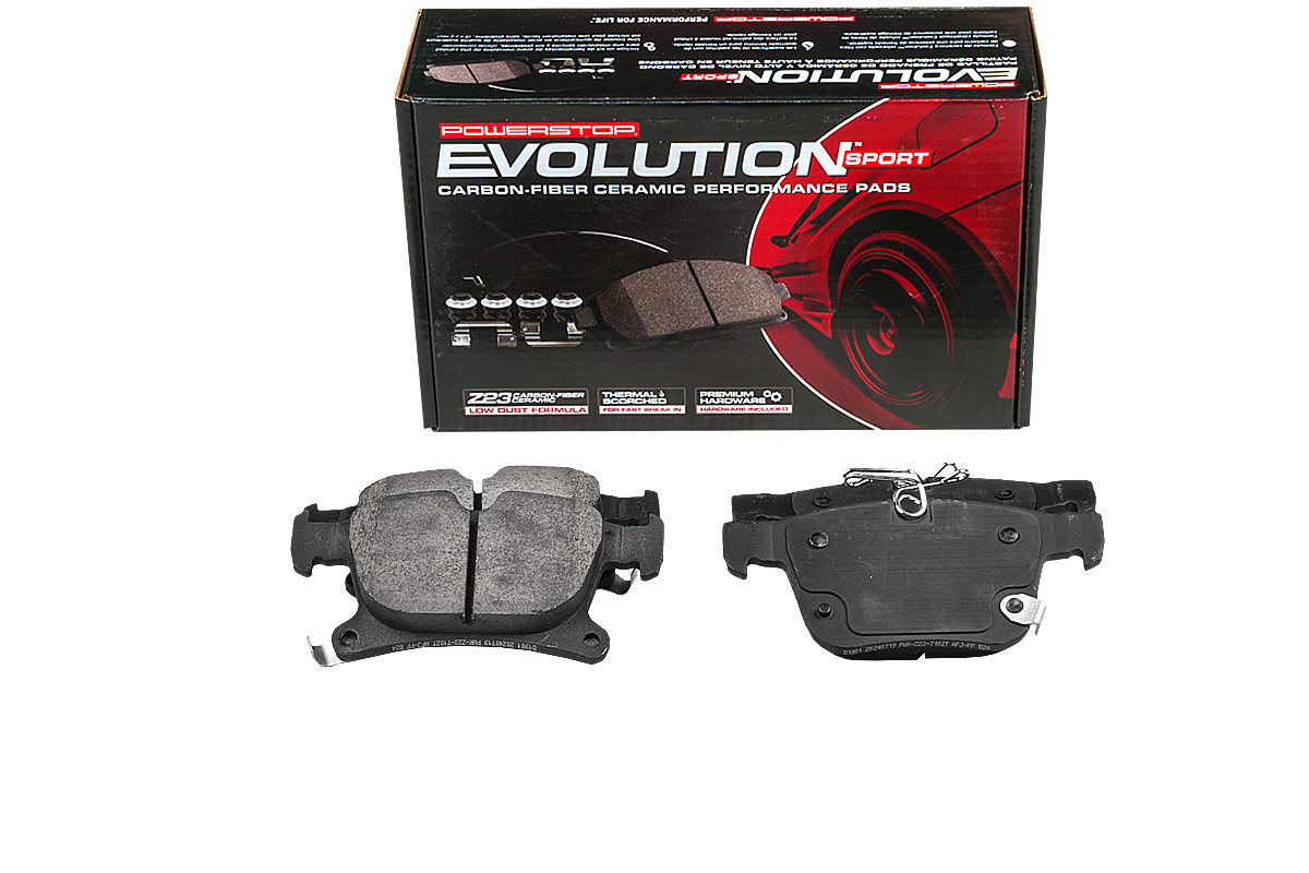 Задние керамические колодки Evolution Sport Z23 для Chrysler PACIFICA RUES