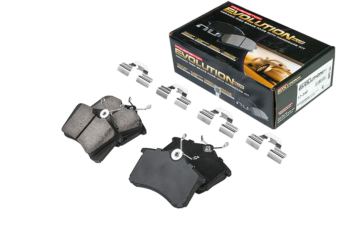 Задние керамические колодки Evolution PLUS Z17 для Audi A4 (B6), Ford Galaxy, Nissan Note, Opel Crossland X, SEAT Leon, Skoda Roomster, Superb, Volkswagen Golf
