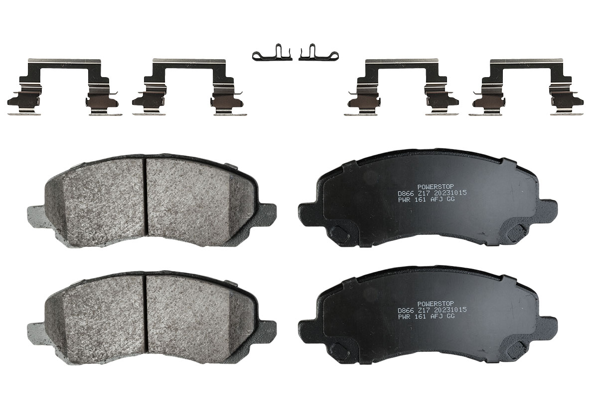 Передние керамические колодки Evolution PLUS Z17 для Citroen C3 Aircross, C4 Aircross, Dodge Caliber, Jeep Compass, Patriot, Mitsubishi ASX, Eclipse, Lancer, Outlander, Peugeot 4008
