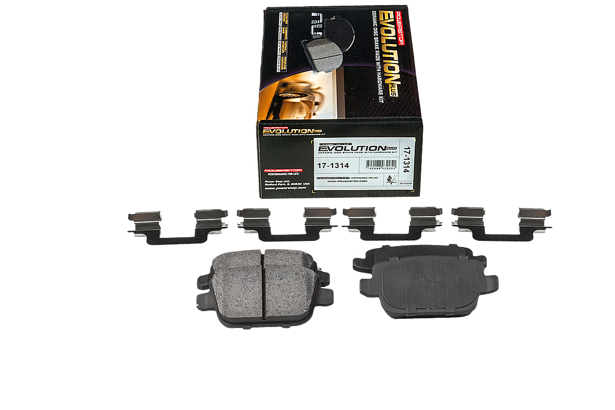 Задние керамические колодки Evolution PLUS Z17 для Ford Focus, Galaxy, Kuga, Mondeo, S-MAX, Land Rover Freelander, Volvo S80, V70, XC70