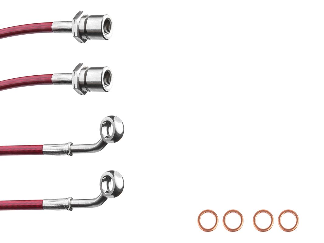 Тормозные армированные шланги HARDi задние JEEP Grand Cherokee WK2 3.6 3.0