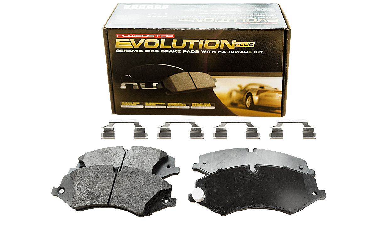 Передние керамические колодки Evolution PLUS Z17 для Land Rover Defender, Discovery, Discovery Sport, Range Rover, Range Rover Evoque, Range Rover Sport