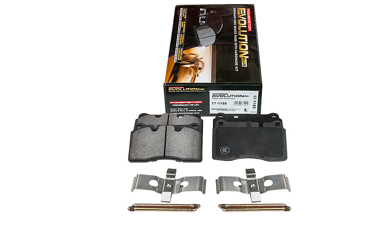 Передние керамические колодки Evolution PLUS Z17 для Audi A3, TT, Range Rover, Range Rover Sport, SEAT Leon, Volkswagen Touareg