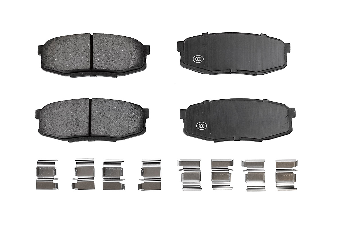 Задние керамические колодки Evolution PLUS Z17 для Lexus LX III, Toyota Land Cruiser 200, Sequoia II, Tundra II