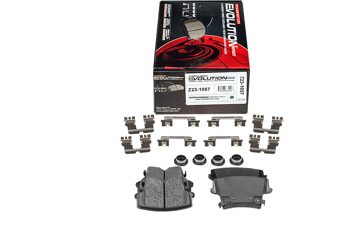 Задние керамические колодки Evolution Sport Z23 для Chrysler 300C, Dodge Challenger, Charger