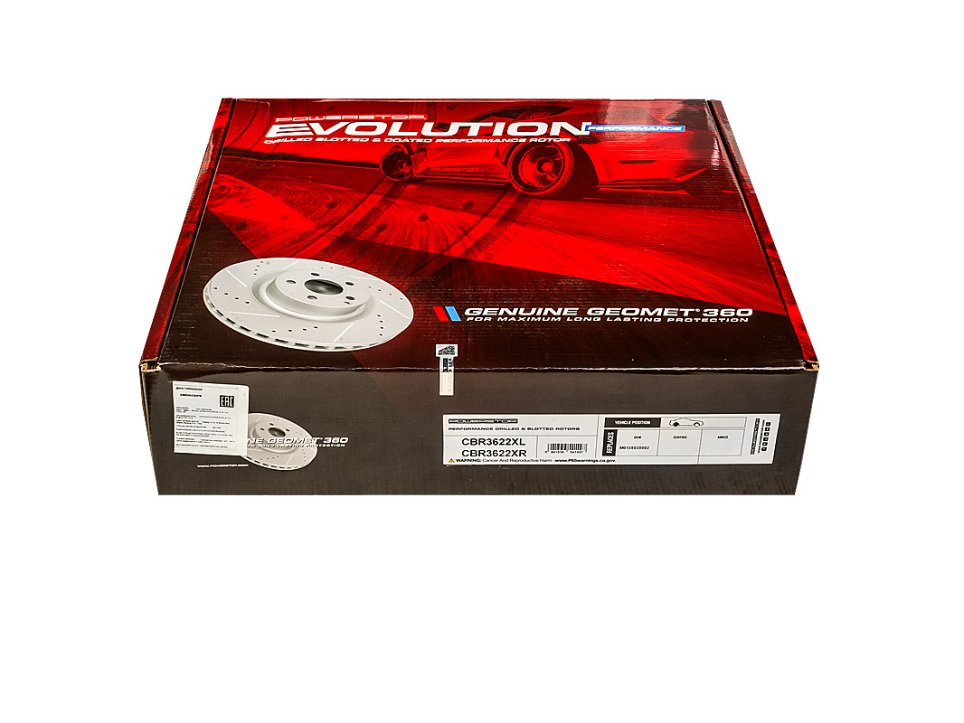 Задний тормозной диск Evolution с перфорацией и насечками, в покрытии GEOMET для LiXiang L6, L7, L8, L9