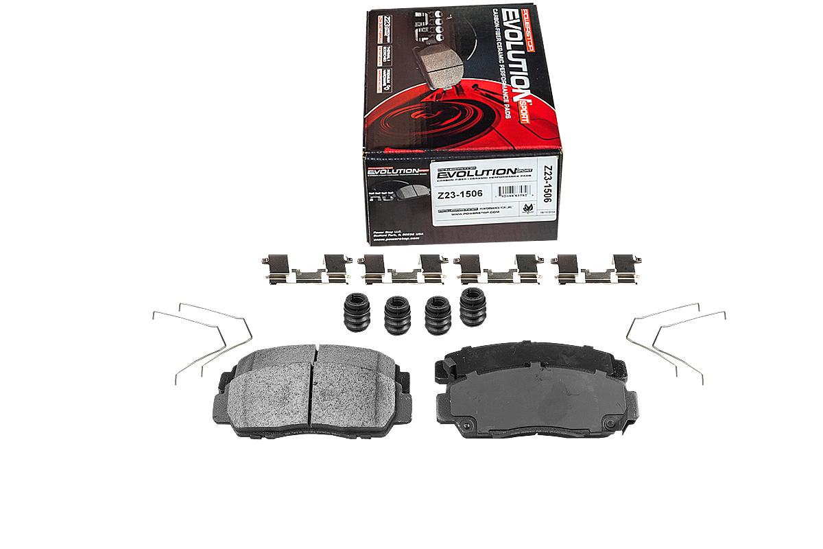 Передние керамические колодки Evolution Sport Z23 для Honda Accord, Civic, Odyssey