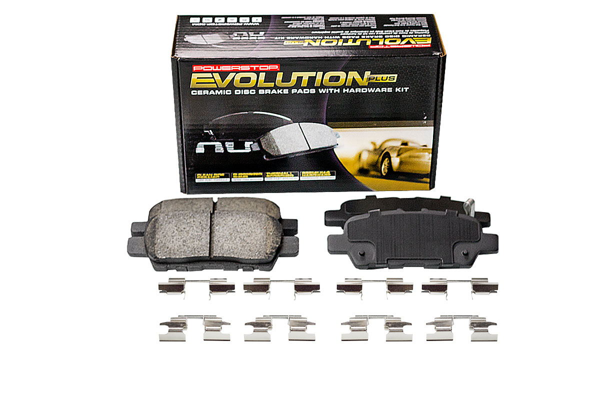 Задние керамические колодки Evolution PLUS Z17 для Infiniti EX, FX, Nissan Juke, Maxima, Murano, Qashqai, Tiida, X-Trail
