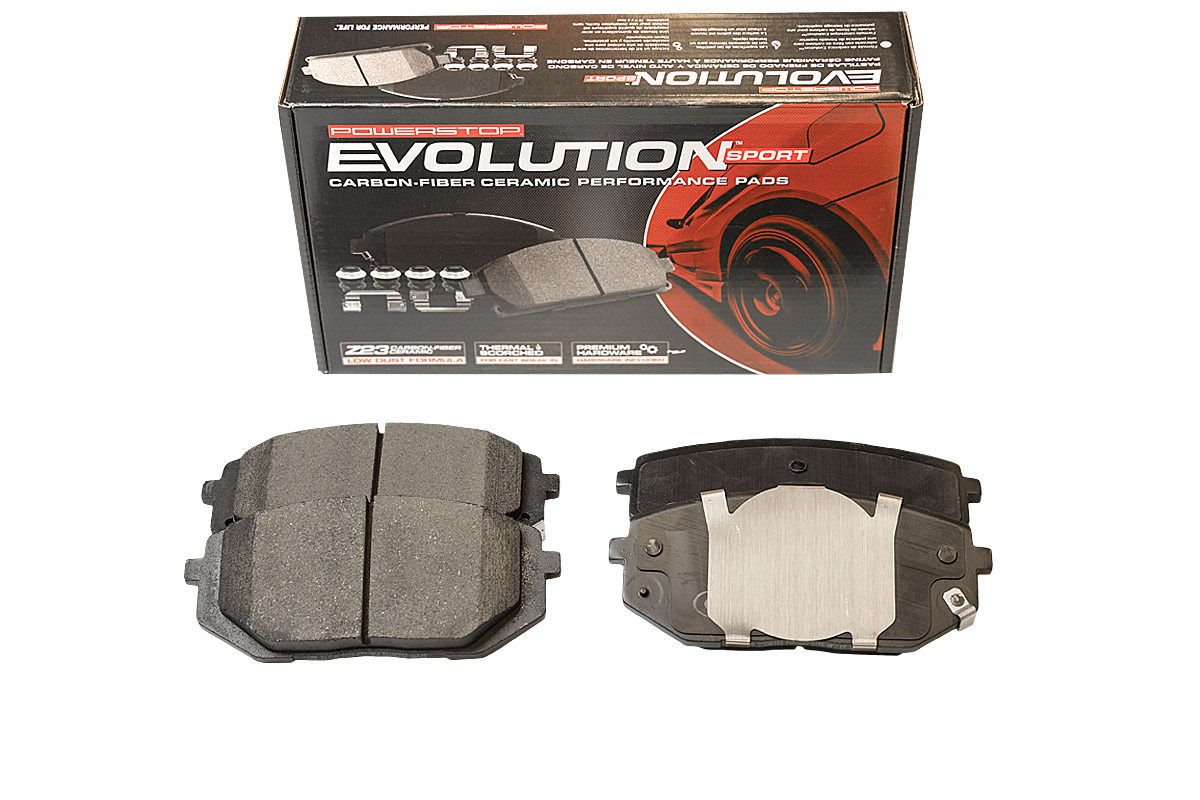 Передние керамические колодки Evolution Sport Z23 для Hyundai Sonata (DN8), Kia K5 2019+