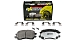 Передние керамические колодки Extreme Street Performance Z26 для Citroen C3 Aircross, C4 Aircross, Dodge Caliber, Jeep Compass, Patriot, Mitsubishi ASX, Eclipse, Lancer, Outlander, Peugeot 4008