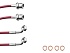 Тормозные армированные шланги HARDi задние JEEP Grand Cherokee WK2 3.6 3.0