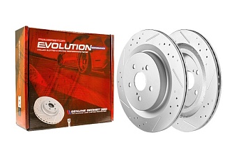 Задний тормозной диск Evolution с перфорацией и насечками в покрытии GEOMET для Toyota CROWN KLUGER AXUH71 (FAW)
