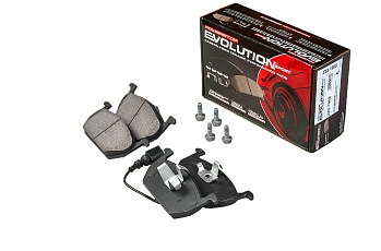 Передние керамические колодки Evolution Sport Z23 для Audi A3, SEAT Leon, Skoda Octavia, Volkswagen Golf