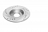 Задний тормозной диск Evolution с перфорацией и насечками в покрытии GEOMET для Mazda 6 2012+