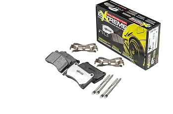 Задние керамические колодки Extreme Street Performance Z26 для Audi R8, BMW M3/M4, Jaguar XJ, XK, Nissan GT-R