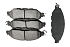 Передние керамические колодки Evolution PLUS Z17 для Infiniti JX, QX60, Nissan Murano, Pathfinder
