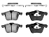 Передние керамические колодки Evolution Sport Z23 для Ford Galaxy II, S-MAX I, Volvo S60 II, S80 II, V60 I, V70 III, XC70 II