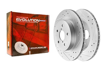 Задний тормозной диск Evolution с перфорацией и насечками в покрытии GEOMET для Subaru LEVORG LAYBACK VN5