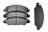 Передние керамические колодки Evolution Sport Z23 для Cadillac Escalade III, Chevrolet Impala IX, Tahoe IV