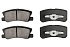 Задние керамические колодки Evolution PLUS Z17 для Citroen C3 Aircross, C4 Aircross, Jeep Compass, Mitsubishi ASX, Lancer, Outlander, Pajero, Pajero Sport, Peugeot 4007, 4008