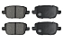 Задние керамические колодки Evolution Sport Z23 для Ford Focus, Galaxy, Kuga, Mondeo, S-MAX, Land Rover Freelander, Volvo S80, V70, XC70