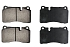 Передние керамические колодки Evolution Sport Z23 для Audi A3, TT, Range Rover, Range Rover Sport, SEAT Leon, Volkswagen Touareg