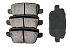 Задние керамические колодки Evolution PLUS Z17 для Ford Focus, Galaxy, Kuga, Mondeo, S-MAX, Land Rover Freelander, Volvo S80, V70, XC70
