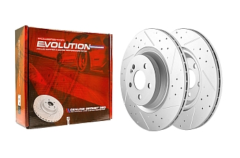 Задний тормозной диск Evolution с перфорацией и насечками в покрытии GEOMET для Mercedes-Benz GLE (V167), GLE Coupe (C167), GLS (X167)