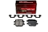 Задние керамические колодки Evolution Sport Z23 для Ford Focus, Galaxy, Kuga, Mondeo, S-MAX, Land Rover Freelander, Volvo S80, V70, XC70