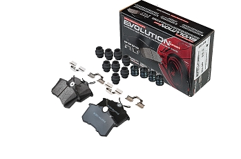 Задние керамические колодки Evolution Sport Z23 для Audi A3, A4, SEAT Leon, Skoda Octavia, Rapid, Roomster, Yeti, Volkswagen Golf, Jetta, Scirocco