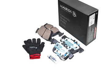 Задние керамические колодки Hardi Z17 Dual-Grip by Powerstop для Honda CIVIC 19XFC2 GL