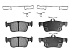 Задние керамические колодки Evolution Sport Z23 для Acura RDX, Changan CS35PLUS, CS55, Haval H6, Honda Accord, Civic