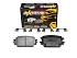 Передние керамические колодки Extreme Truck & Tow Z36 для Genesis G80, GV70, Hyundai Santa Fe, Kia Sorento