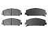 Передние керамические колодки Evolution Sport Z23 для Infiniti QX56, QX80, Nissan Armada, Titan