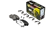 Передние керамические колодки Extreme Street Performance Z26 для Citroen C3 Aircross, C4 Aircross, Dodge Caliber, Jeep Compass, Patriot, Mitsubishi ASX, Eclipse, Lancer, Outlander, Peugeot 4008