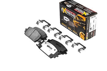 Передние керамические колодки Extreme Truck & Tow Z36 для Genesis G80, GV70, Hyundai Santa Fe, Kia Sorento