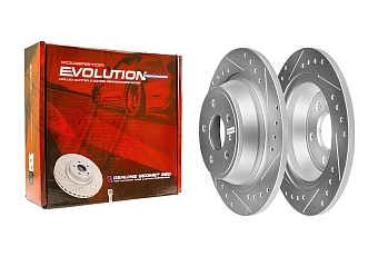 Задний тормозной диск Evolution с перфорацией и насечками, в покрытии GEOMET для Ford Mondeo V