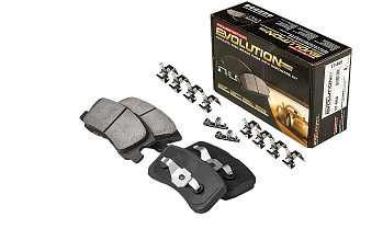 Задние керамические колодки Evolution PLUS Z17 для Citroen C3 Aircross, C4 Aircross, Jeep Compass, Mitsubishi ASX, Lancer, Outlander, Pajero, Pajero Sport, Peugeot 4007, 4008