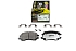 Передние керамические колодки Extreme Street Performance Z26 для Citroen C3 Aircross, C4 Aircross, Dodge Caliber, Jeep Compass, Patriot, Mitsubishi ASX, Eclipse, Lancer, Outlander, Peugeot 4008