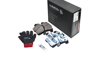 Передние керамические колодки Hardi Z17 Dual-Grip by Powerstop для Audi TT 8J_0DL