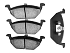 Передние керамические колодки Evolution Sport Z23 для Audi A1, A3, SEAT Leon, Skoda Fabia, Octavia, Yeti, Volkswagen Golf, Jetta, Polo, Scirocco