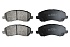 Передние керамические колодки Evolution PLUS Z17 для Citroen C3 Aircross, C4 Aircross, Dodge Caliber, Jeep Compass, Patriot, Mitsubishi ASX, Eclipse, Lancer, Outlander, Peugeot 4008