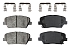 Передние керамические колодки Evolution PLUS Z17 для Hyundai Santa Fe, Kia Carnival, Sorento