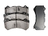 Передние керамические колодки Evolution PLUS Z17 для Cadillac CTS, Chevrolet Camaro, Dodge Challenger, Charger, Durango, Jeep Grand Cherokee, Nissan GT-R