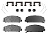 Передние керамические колодки Evolution Sport Z23 для Infiniti QX56, QX80, Nissan Armada, Titan