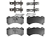 Передние керамические колодки Evolution PLUS Z17 для Cadillac CTS, Chevrolet Camaro, Dodge Challenger, Charger, Durango, Jeep Grand Cherokee, Nissan GT-R